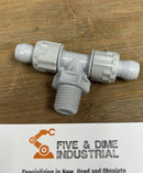 Colder Products CPC ST-30-04-06 Male Branch Tee 3/8 IN X 1/2 OD 1/4" NPT-1