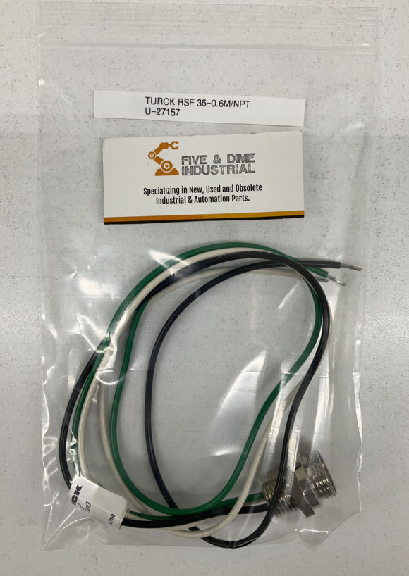 Turck RSF 36-0.6M NPT Mini-Fast Receptacle U-27157