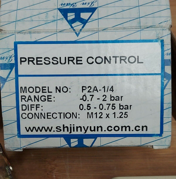 Shjinyun Pressure Control P2A-1/4 -0.7-2 Bar Diff 0.5-0.75 Bar M12