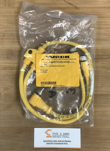 Turck VB2-WSC 4.4T-0.3 2RKC 4T-0.3/0.3/S1587 Cable U-35356