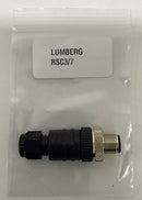 Lumberg RSC3/7  M12, 3-Pole Screw Terminal Field Connector-1