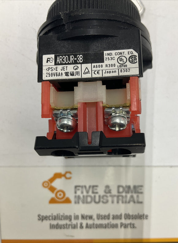 Fuji Electric R30JR-3B Selector Switch 3-Position