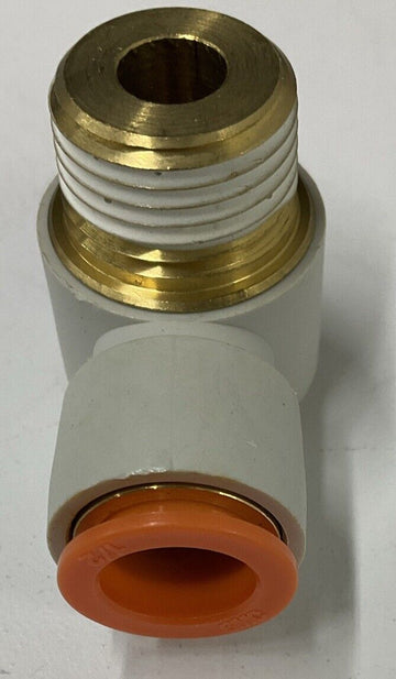 SMC  KQ2VS13-37S Tube Hex Socket Elbow  1/2  NPT X 1/2  OD  Lot of 10 - 0