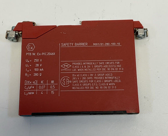 Stahl 9001/01-280-100-10 Intrinspak Safety Barrier