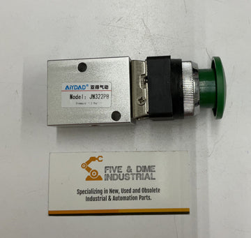 Aiydad Tailonz JM322PB 3-Way Green Push Button Valve
