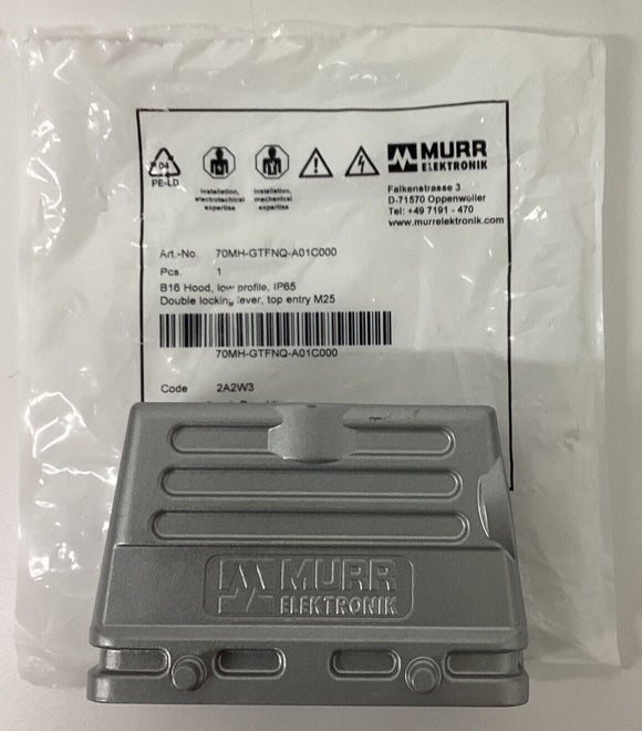 Murr 700MH-GTFNQ-A01C000 B16 Double Locking Top Entry Hood M25