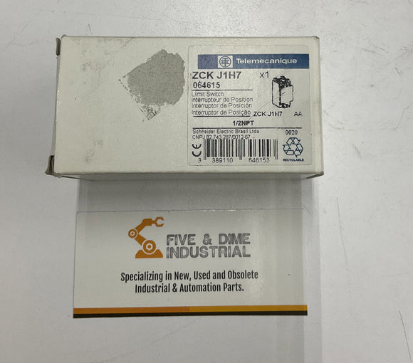Telemecanique ZCK-J1H7 Limit Switch 1/2" Npt