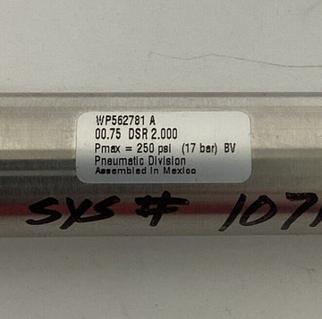 Parker WP562781-A Pneumatic Cylinder 3/4" Bore , 2" Stroke - 0