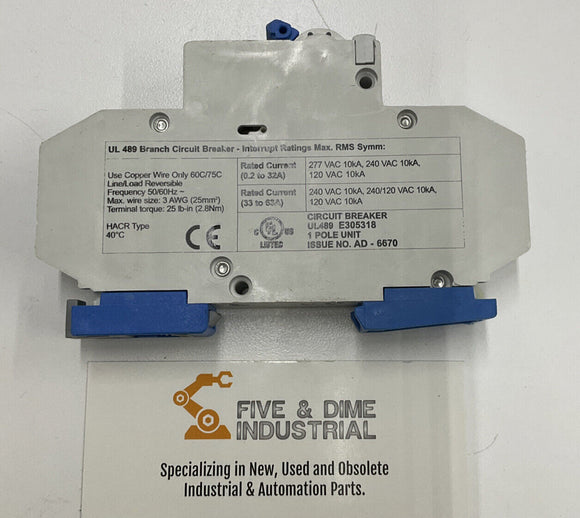 Altech AC Branch Circuit Breaker UL489-C20 20 Amp