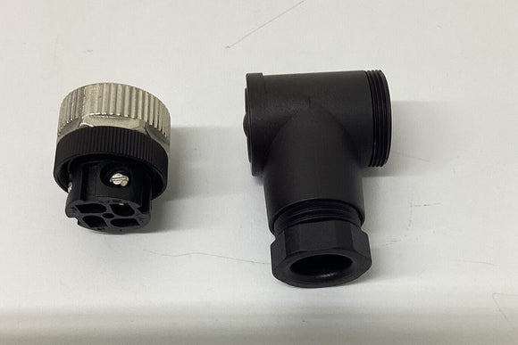 Murr 7000-13021-0000000 Field Connector 90 Degree 4-Pole Female