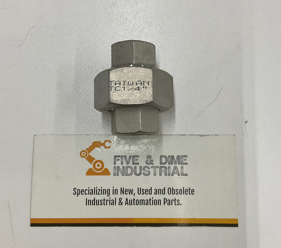 TC 1/4"  Npt 150 Union 304 Stainless Steel Lot of (2)