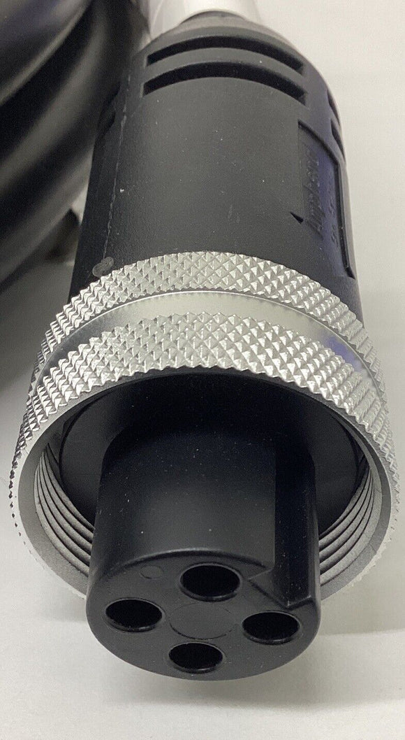 Amphenol P29359-M6  4-Pole 600V  90 Degree to Straight Cable