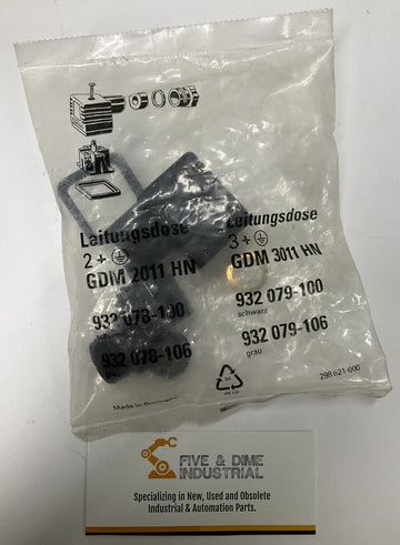 Leitungsdose GDM 2011 HN / 932-078-100 Solenoid Plug 2+ Ground