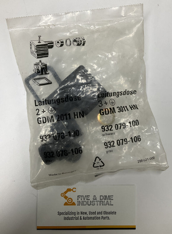 Leitungsdose GDM 2011 HN / 932-078-100 Solenoid Plug 2+ Ground