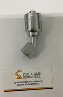 Parker 13743-8  1/2" Hose x 1/2 JIC  45 Degree Crimp Fitting-1