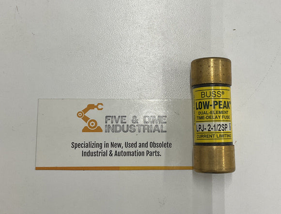 Buss Bussmann Low-Peak LPJ-2-1/2SP Dual Element Time Delay 600V 2-1/2A