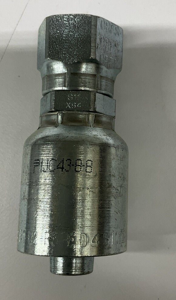 Parker P1JC43-8-8 1/2" Female Swivel Seal-Lok x 1/2" Hose Crimp Fitting