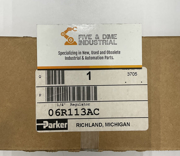 Parker 06R113AC Regulator 250 Psi 3705
