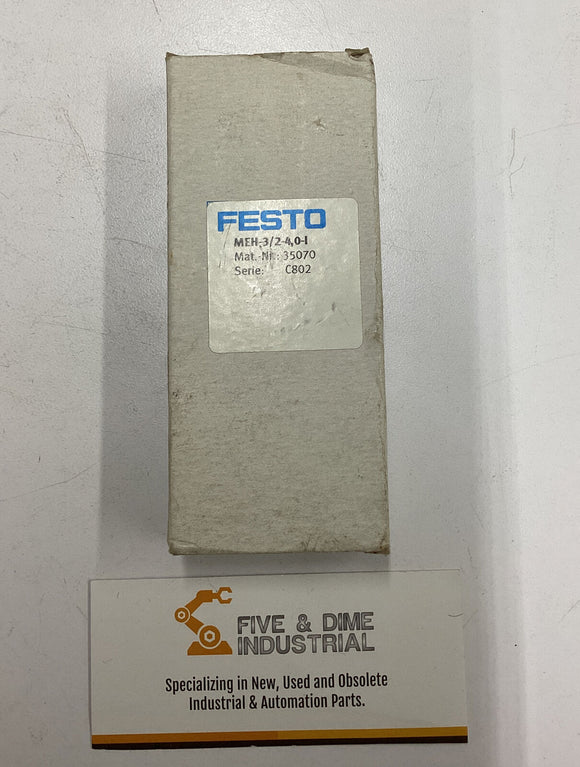 Festo MEH -3/2-4 0-1 Solenoid Valve