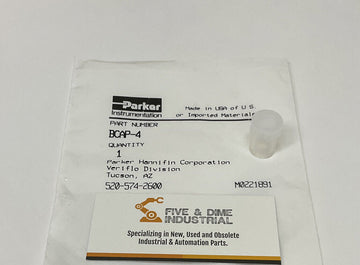 Parker BCAP-4 ParFlare PFA Tube Cap 1/4"