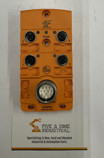 IFM Efector EBC002 Splitter Box M12 4-Ways 10-30V DC 12A