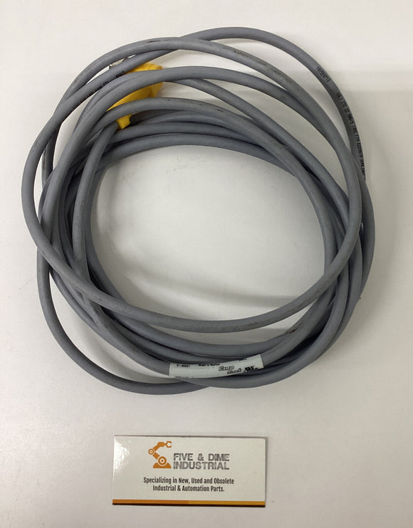 Turck WKS4.5T-5 Cable U-00221 M12 Female Right Angle 5-Meters