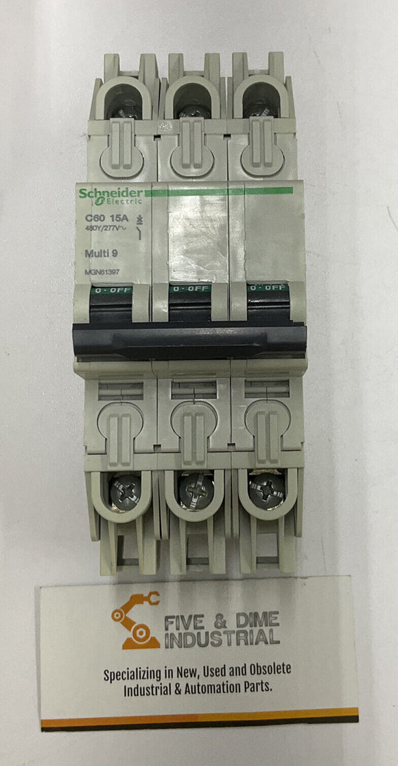 Schneider Electric MGN61397 C60 15A 3P Breaker