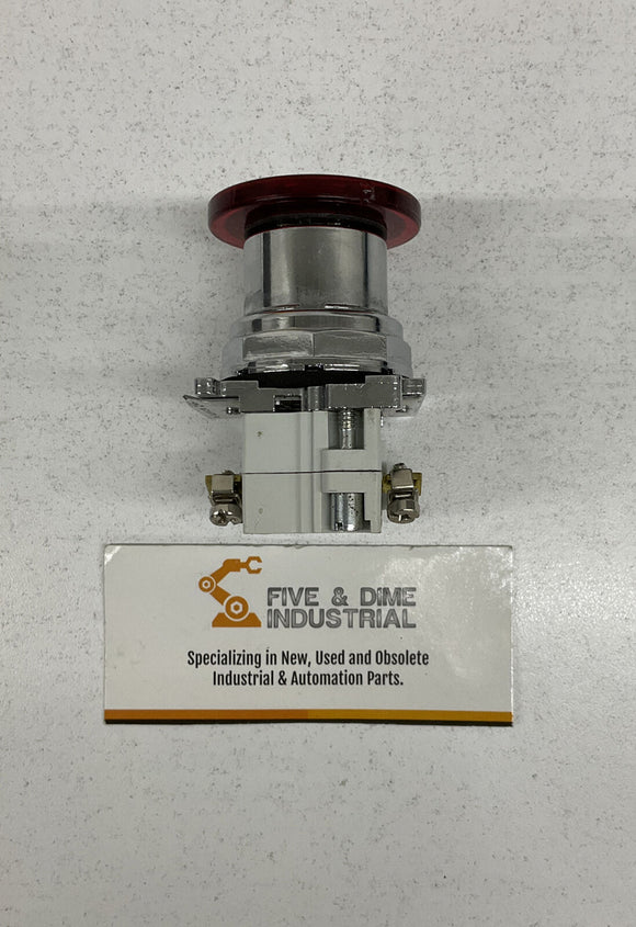 Cutler Hammer T4914 Ser. D2 Red Button Switch Non-Luminated