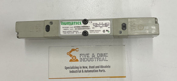 Numatics 651BB6Z2MN00061 Solenoid Pneumatic Valve 120PSIG-Air
