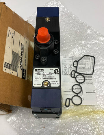 Parker H1766BG2B9000FB / H17WXBG2B9000FB G3/8" 24 VDC Valve