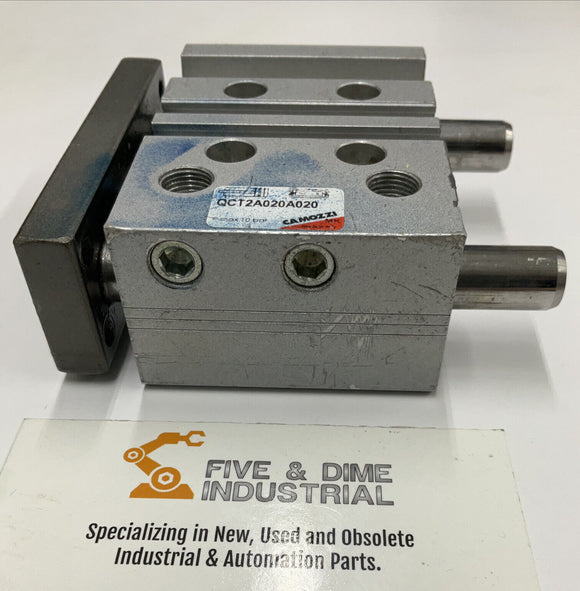 Camozzi QCT2A020A020 Compact Guided Cylinder 20mm Bore 20mm Stroke