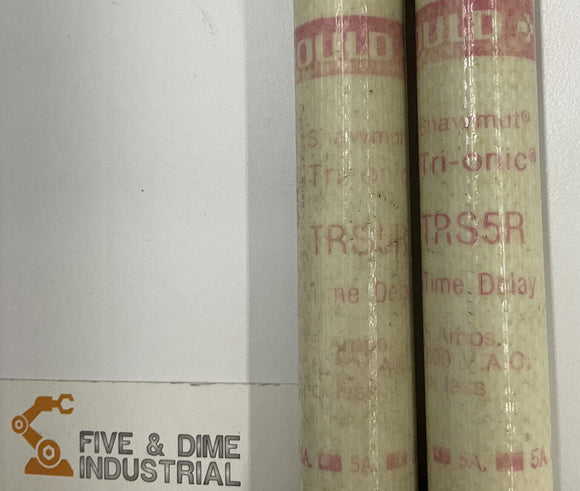 Gould Shawmut Tri-Onic TRS5R Lot of 2  Fuse Time Delay