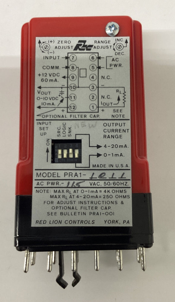 Red Lion Controls PRA11011 Analog Converter