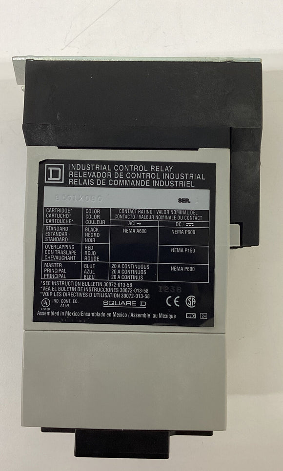 Square D 8501X080 Industrial Contactor Relay 110/120VAC