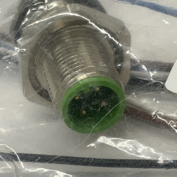 Murr Elektronik 7000-13505-9710100 M12 4-Wire Receptacle 1M, Rear Mount