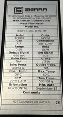 Sierra 830M-3-0V1-D-V4-MP Mass Flow Meter Assembly-5