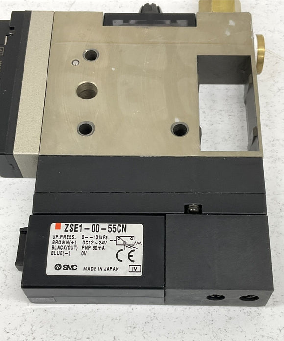 SMC EZM073HF-K5L0Z-E55CL-Q Vacuum Generator ZSE1-00-55CN VJ114-5LOZ