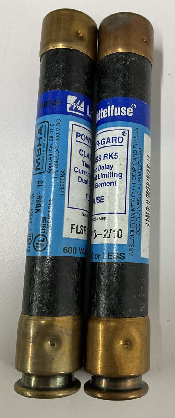 Littelfuse FLSR 3-2/10 Lot of 2  Fuse