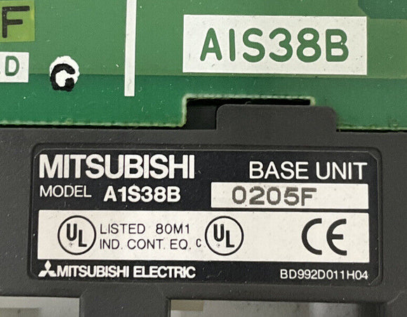 Mitsubishi Electric A1S38B 8 Slot Rack Base
