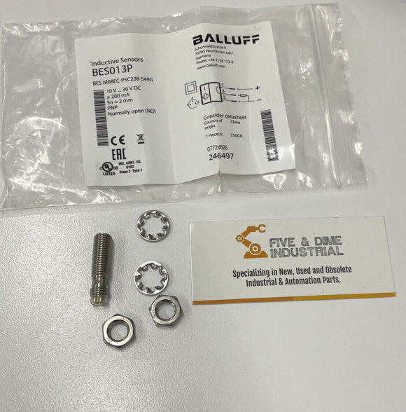Balluff BES M08BC- PSC20B-549G Inductive Sensor 10-30VDC BES013P