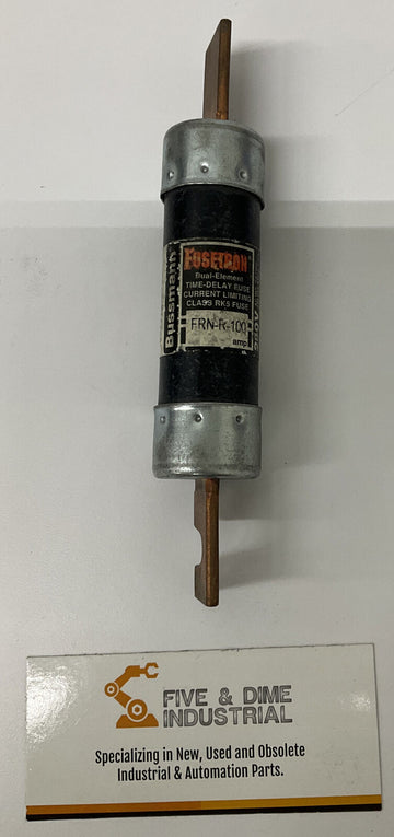 Bussmann Fusetron FRN-R-100 100Amp Class RK5 Time Delay Fuse
