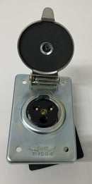 Russellstoll 8003N Ever-Lok Receptacle 10AC/600 VAC 20AC-250 VAC-2