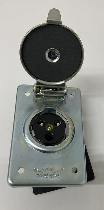 Russellstoll 8003N Ever-Lok Receptacle 10AC/600 VAC 20AC-250 VAC - 0