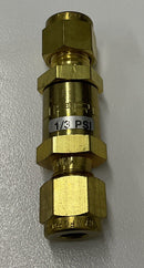 Swagelok Nupro B-4C-1/3 Brass Poppet Check Valve-2