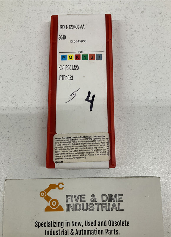 Sandvik (12) Carbide Inserts 190.1-120400-AA