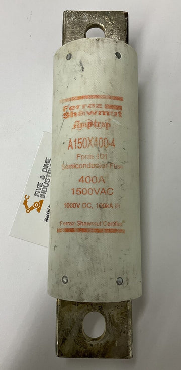 Ferraz Shawmut Amp-Trap 150x400-4 Semiconductor Fuse 400A 1500 VAC