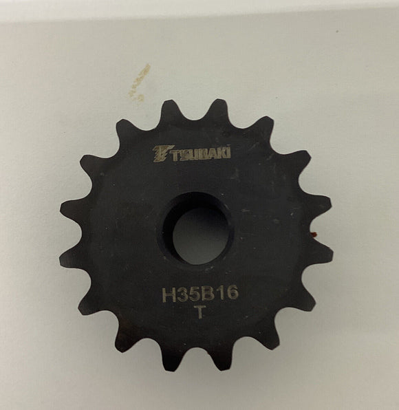 Tsubaki H35B16 Bore to Size Sprocket  1/2'' Bore  16 teeth
