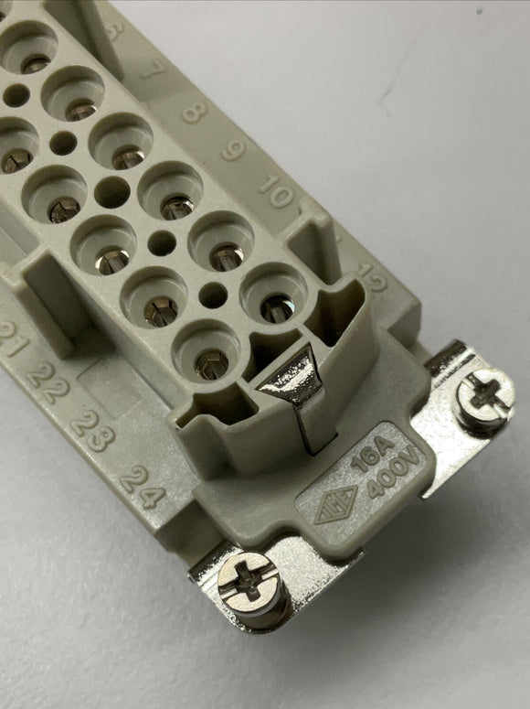 Ilme Cnf-24  Mencom 10.1970 24 Pin Female Rectangular Insert