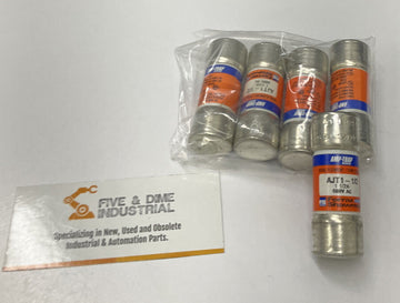 Gould Shawmut AJT-1/2 Fuses 600 VAC 1-1/2 Amps Lot of 5