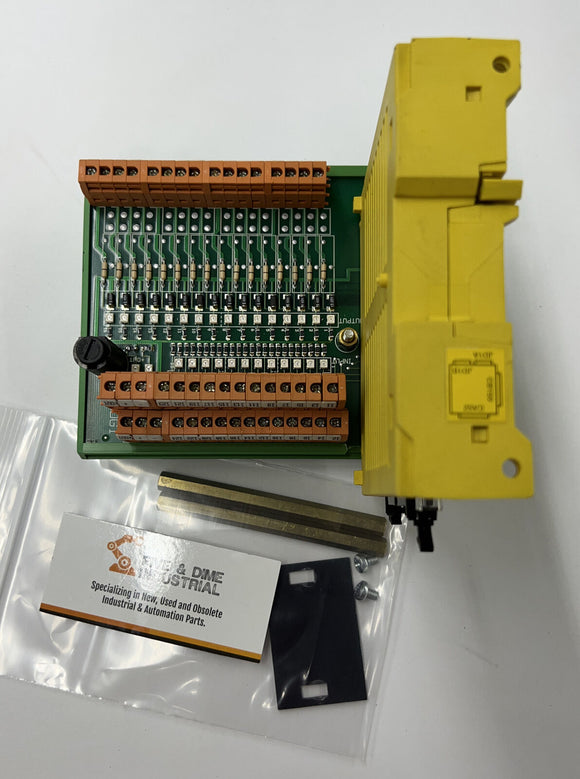 Fanuc A03B-0815-C001 I/O Module w/ Eurogi E1951.1 Interface Breakout